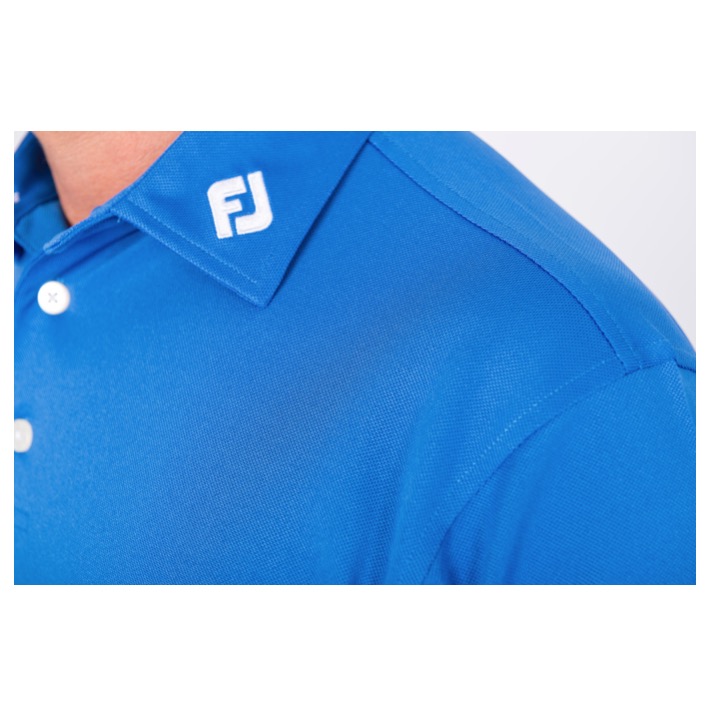 FootJoy Stretch Pique Solid Colour Athletic Fit Golf Shirt